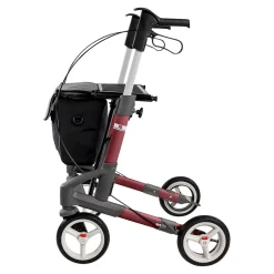 Rollator Troja 5G M, faltbar, höhenverstellbar rot