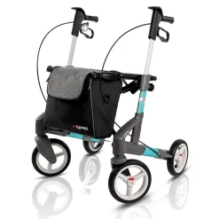 Rollator Troja 5G S, faltbar, höhenverstellbar türkis