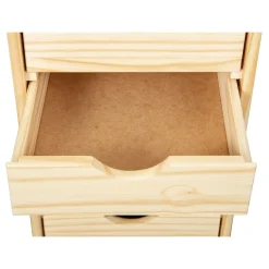 Rollcontainer holzfarben