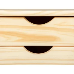 Rollcontainer holzfarben