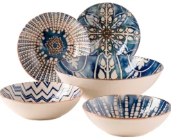 Salatschüssel-Set, Iberico Blue 5 x Schüssel