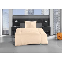 Schafwolle Antimilbe Leichtsteppbett 135/200