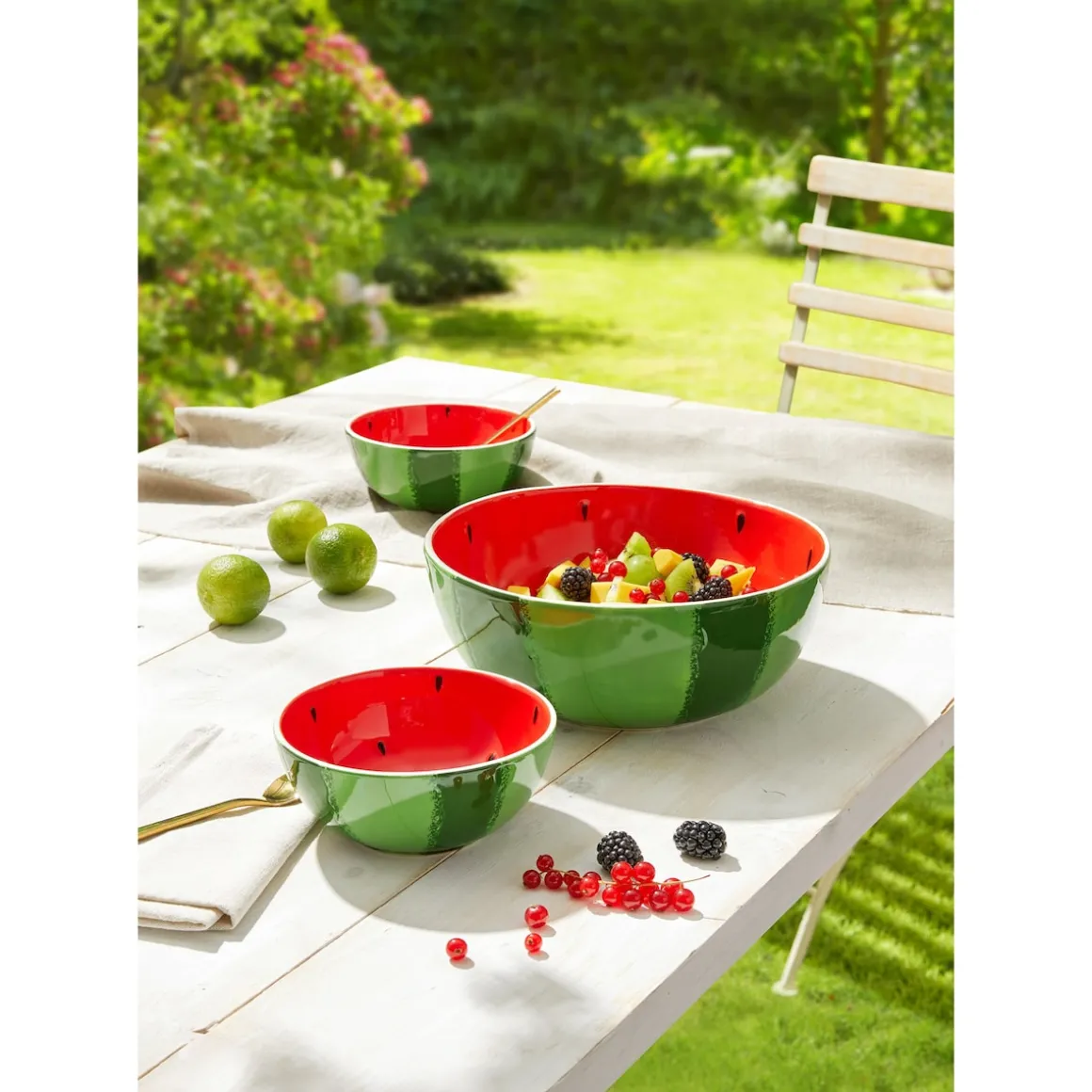 Schalen-Set „Melone“, 2 Stück je 550 ml