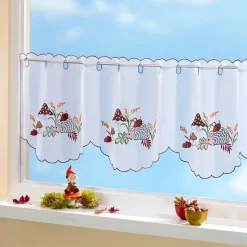 Scheibengardine "Igel" 85x45 cm