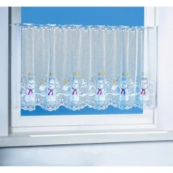 Scheibengardine "Schneemann"