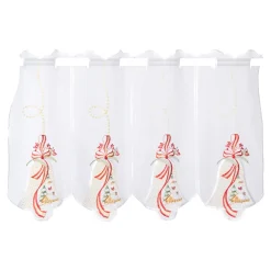 Scheibengardine „Weihnachtsglocken“