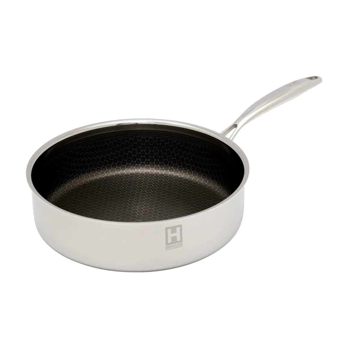 Schmorpfanne mit Wabenstruktur, Edelstahl, 26 cm Pfannenhöhe: 8 cm; Volumen: 3,5 l