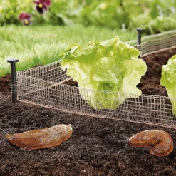 Schneckenzaun aus Kupfer