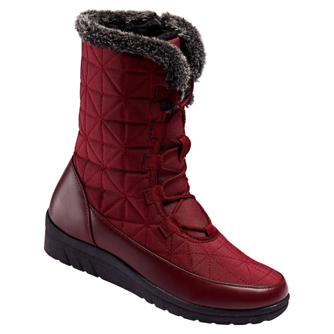 Schnee-Boot "Berta" bordeaux