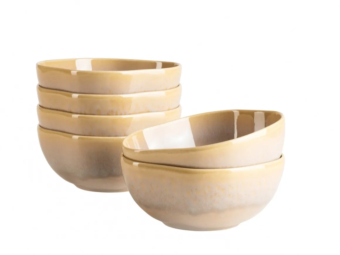 Schüssel Set, Steinzeug Cordelia Grün