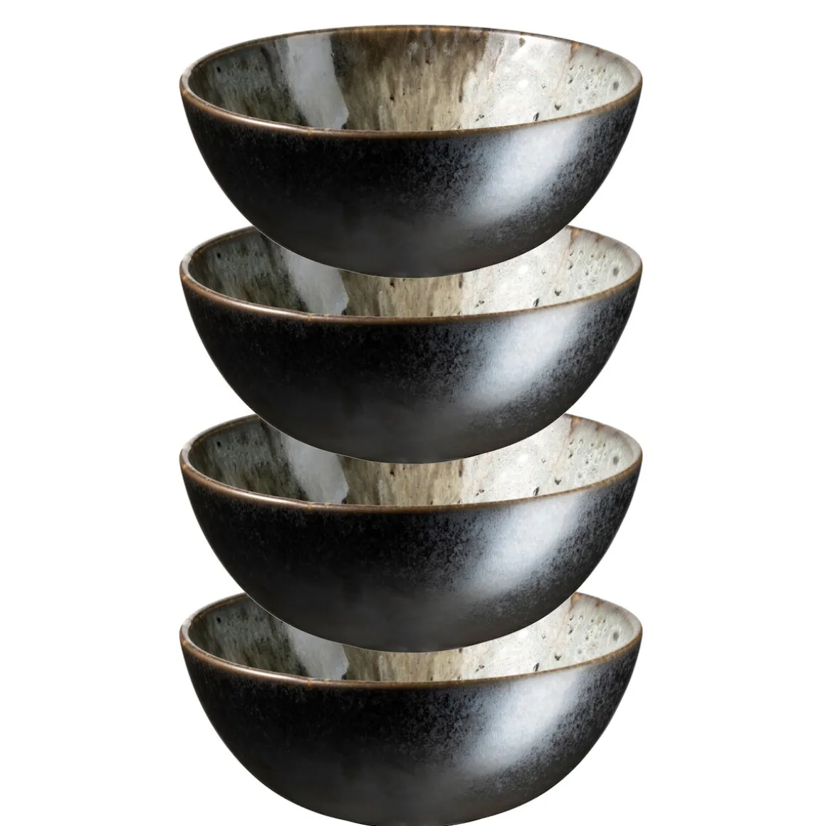 Schüssel-Set, Steinzeug Carellia Grau