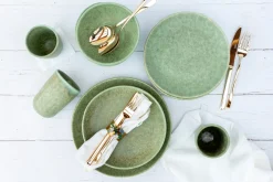 Schüssel-Set, Steinzeug Moos'N'Stein Grün