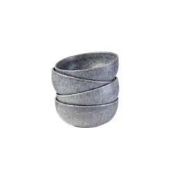 Schüssel-Set, Steinzeug Moos'N'Stein Grau