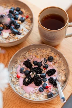 Schüssel-Set, Steinzeug Nebelwald