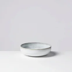 Schüssel-Set, Steinzeug TIEFER SEE Grau / Weiß