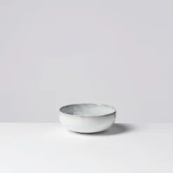 Schüssel-Set, Steinzeug TIEFER SEE Grau / Weiß