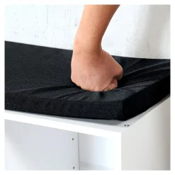 Schuhschrank mit Sitzkissen, 5 Fächer pink