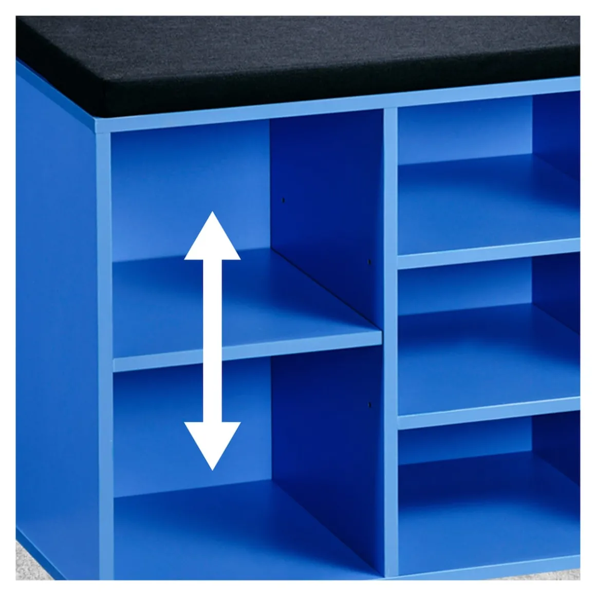 Schuhschrank mit Sitzkissen