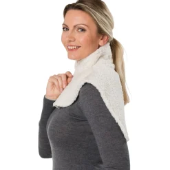 Schulter- und Nackenwärmer weiß