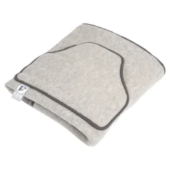 Schurwoll-Fleece Kniedecke, 120x100 cm