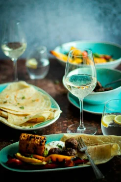 Servierplatten-Set, Steinzeug Frozen Grün