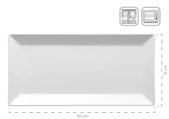 Servier-Set, Porzellan MANHATTAN CITY Schwarz