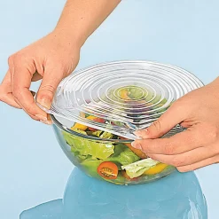 Silikondeckel dehnbar, 4 Stück