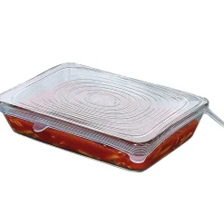 Silikondeckel dehnbar, 4 Stück