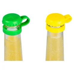 Silikon-Flaschenverschlüsse „Genial“, 4 Stück