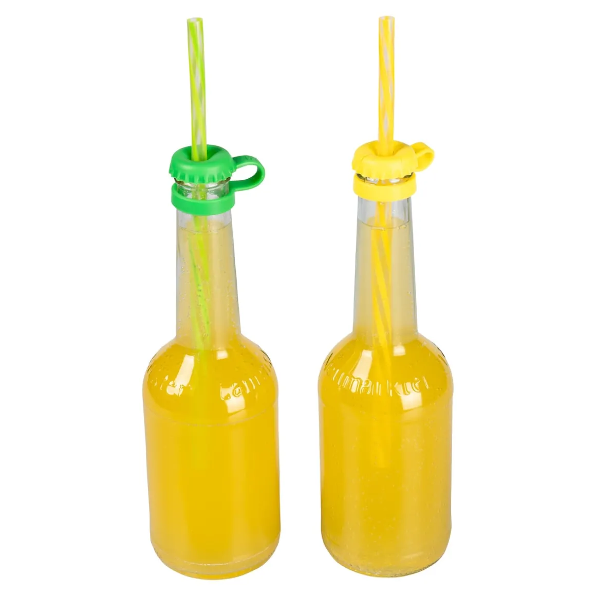 Silikon-Flaschenverschlüsse „Genial“, 4 Stück