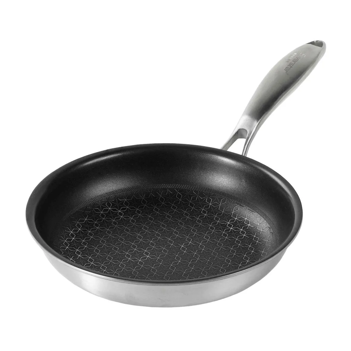 SILVERSTAR Edelstahlpfanne Bratpfanne 20 cm | ohne Deckel