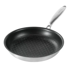 SILVERSTAR Edelstahlpfanne Bratpfanne 24 cm | ohne Deckel