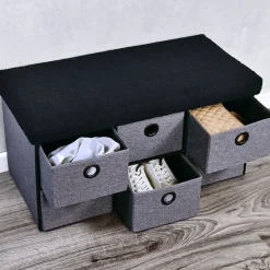 Sitzbank mit Aufbewahrungsboxen