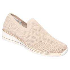 Slipper mit Keilabsatz „Federleicht“ taupe