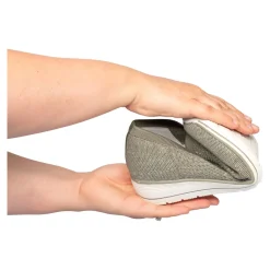 Slipper mit Keilabsatz „Federleicht“ khaki