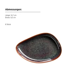 Snacking-Set, Steinzeug Cordelia Braun