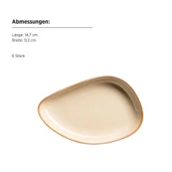 Snacking-Set, Steinzeug Cordelia Sand