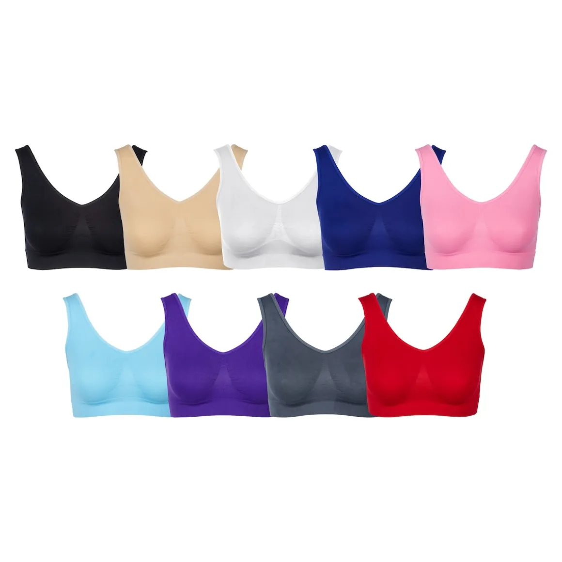 Soft-BH, 9-teilig mehrfarbig