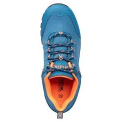 Softshell-Trekkingschuh unisex, wasserabweisend blau/orange
