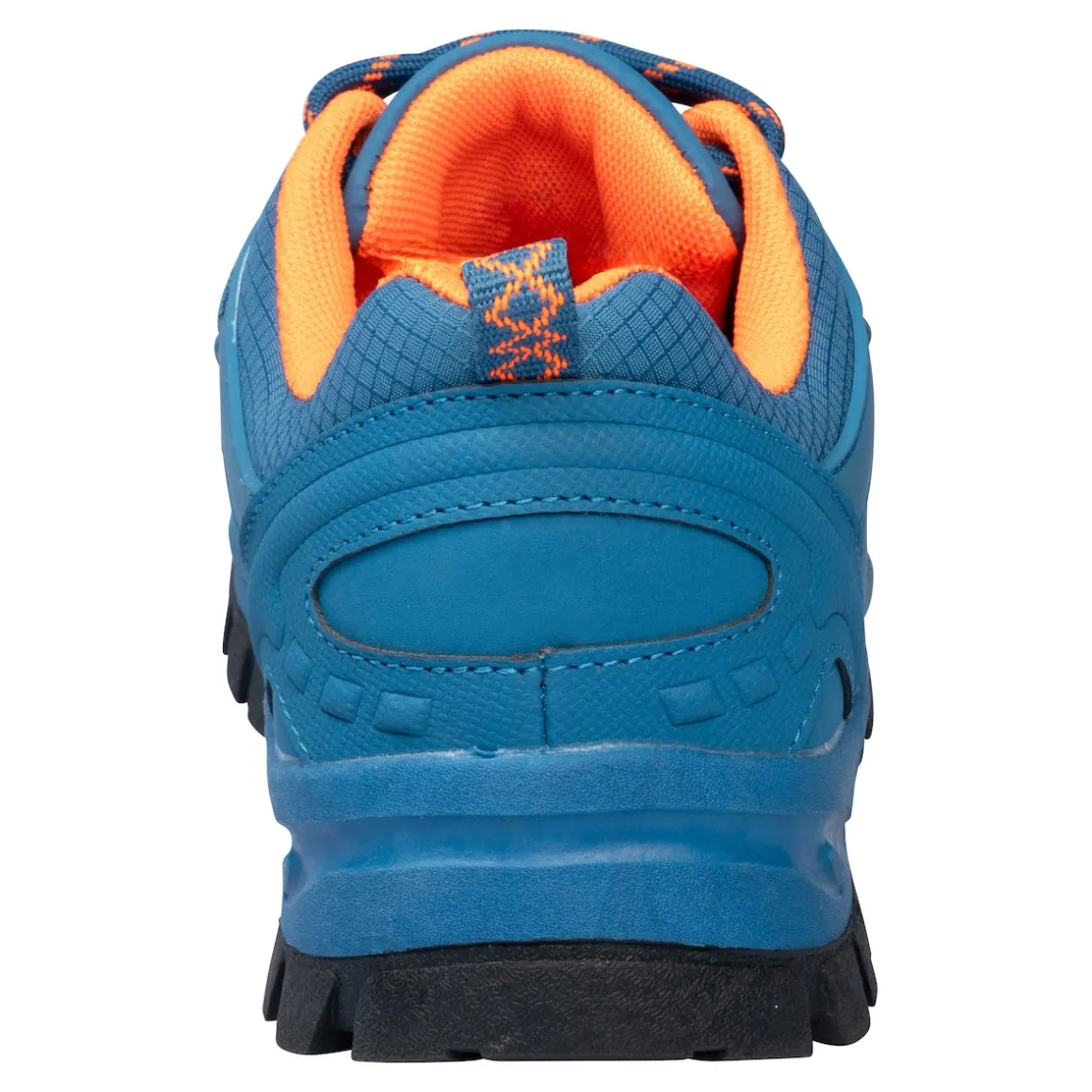 Softshell-Trekkingschuh unisex, wasserabweisend blau/orange