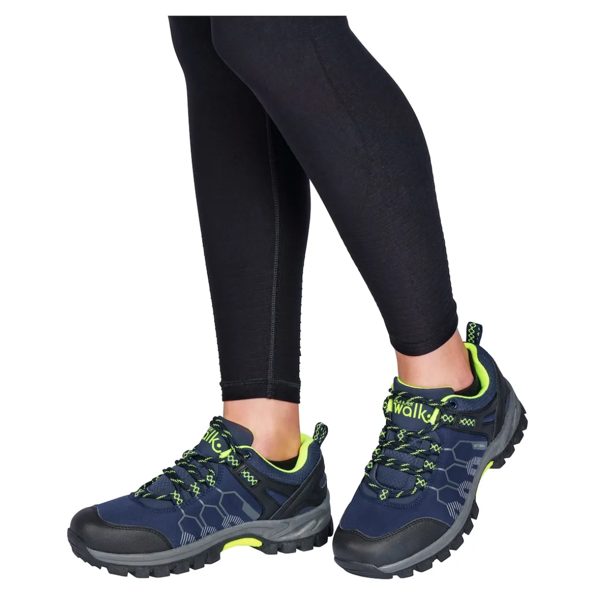 Softshell-Trekkingschuh unisex, wasserabweisend blau