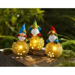 Solar-Dekofigur-Zwerg Hubert