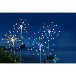 Solar-Gartenstecker "Diamanten-Regen" bunt