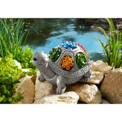 Solar-LED-Dekofigur-Schildkröte „Marie“