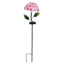 Solar-LED-Gartenstecker „Blütentraum“, 1 Stück lila