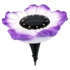 Solar-LED-Leuchte „Flowers“ lila