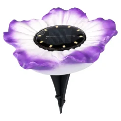 Solar-LED-Leuchte „Flowers“ lila