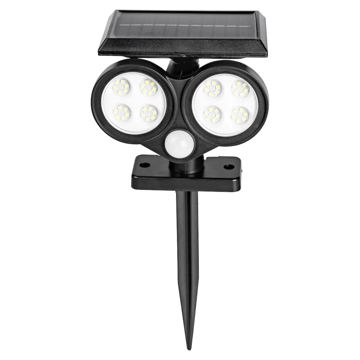 Solar-LED-Sicherheitsstrahler „2 in1“