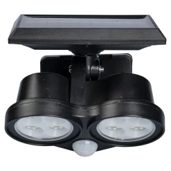 Solar-LED-Sicherheitsstrahler „2 in1“