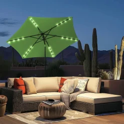 Solar-Sonnenschirm "Sternenhimmel" grün